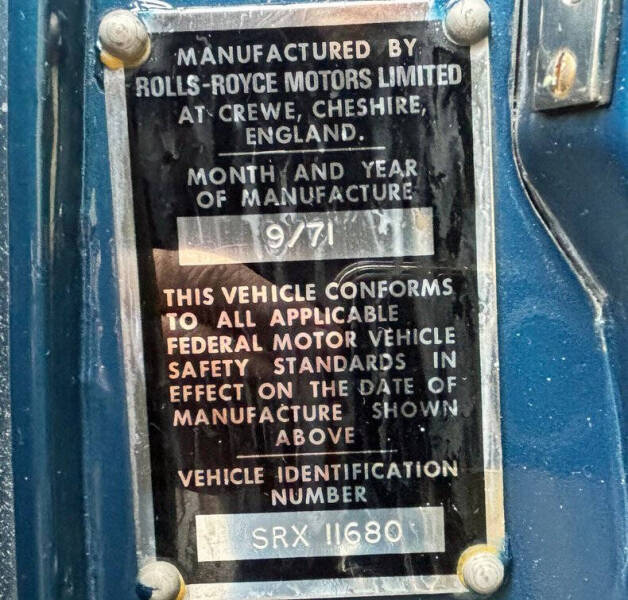 1972 Rolls-Royce Silver Shadow