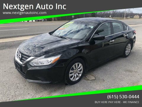 2016 Nissan Altima for sale at Nextgen Auto Inc in Smithville TN