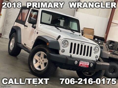 2018 Jeep Wrangler JK for sale at Primary Jeep Argo Powersports Golf Carts in Dawsonville GA