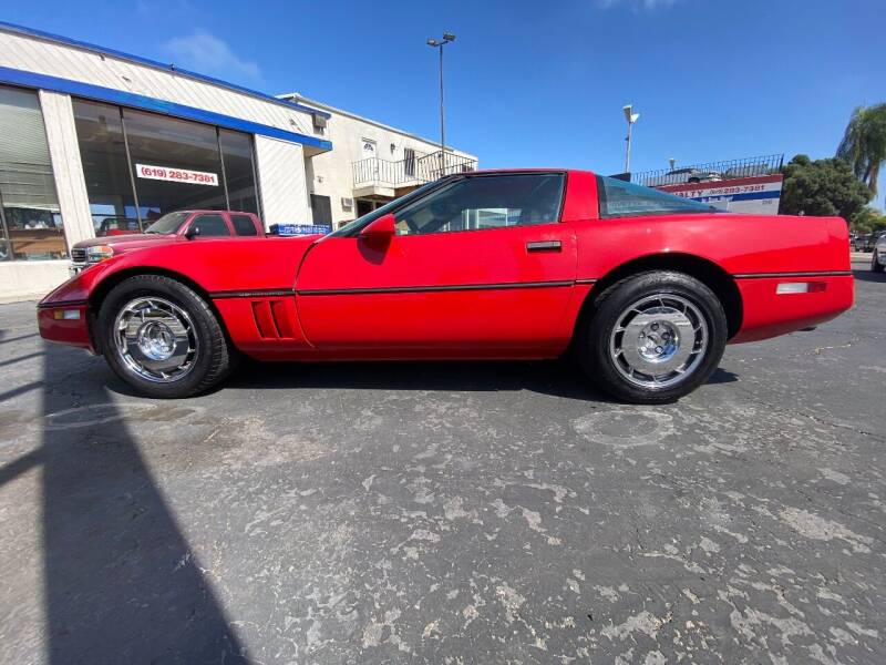1986 Chevrolet Corvette for sale at Corvette Specialty by Dave Meyer in San Diego CA