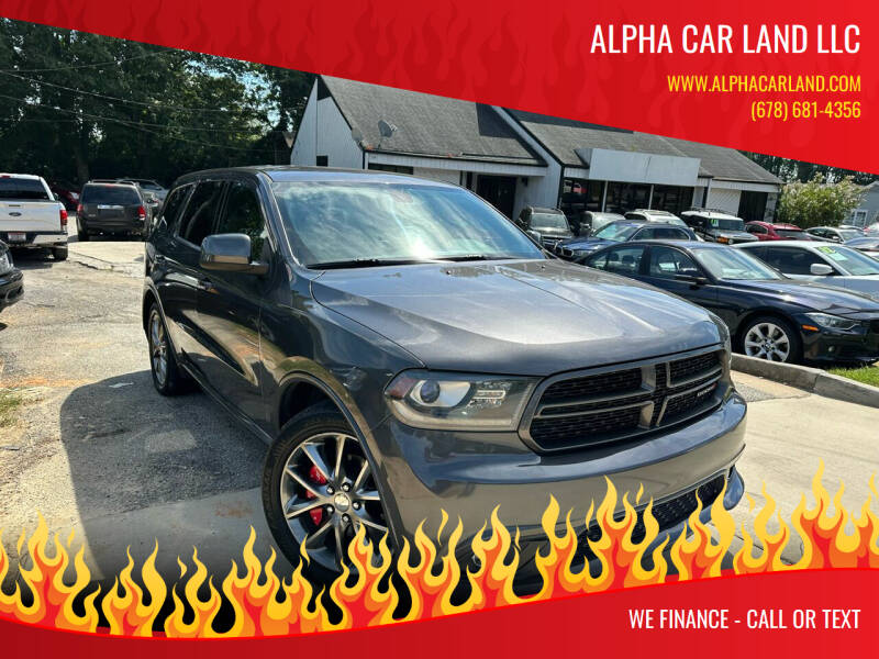 2015 Dodge Durango for sale at Alpha Car Land LLC in Snellville GA