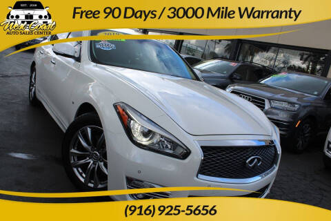 2019 Infiniti Q70 for sale at West Coast Auto Sales Center in Sacramento CA
