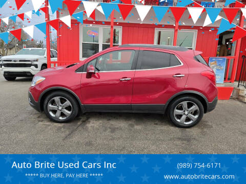 2014 Buick Encore for sale at Auto Brite Used Cars Inc in Saginaw MI