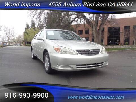 2002 Toyota Camry for sale at World Imports in Sacramento CA