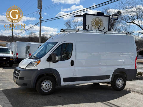 2017 RAM ProMaster for sale at Gaven Commercial Truck Center in Kenvil NJ