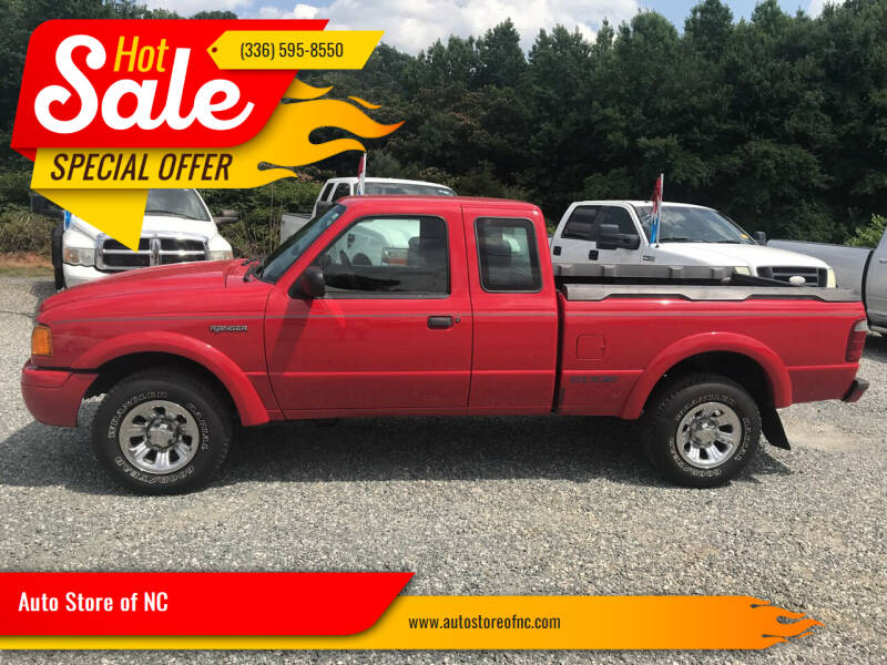 2002 Ford Ranger for sale at Auto Store of NC in Walkertown NC