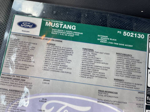 2023 Ford Mustang Mach 1