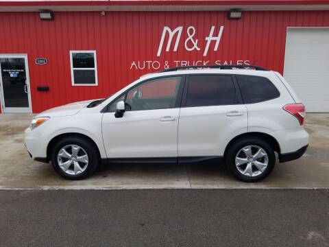 2014 Subaru Forester for sale at M & H Auto & Truck Sales Inc. in Marion IN