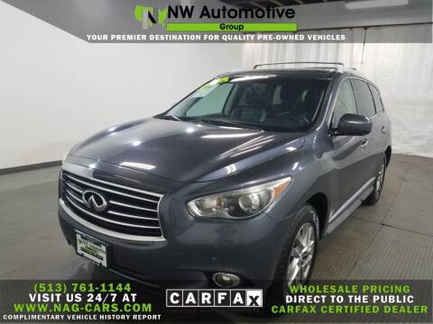 2013 Infiniti JX35 for sale at NW Automotive Group in Cincinnati OH