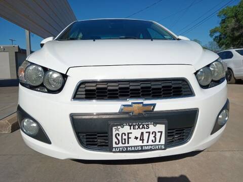 2015 Chevrolet Sonic for sale at Auto Haus Imports in Grand Prairie TX