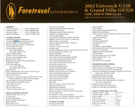 2002 Foretravel GV320 4010
