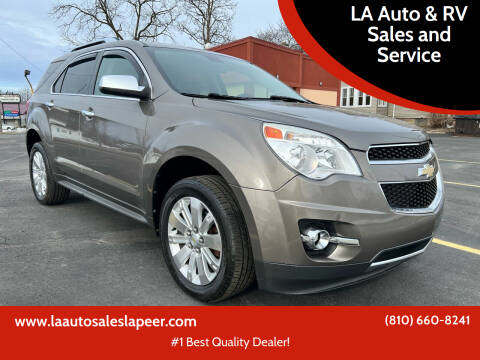 2011 Chevrolet Equinox for sale at LA Auto & RV Sales and Service in Lapeer MI