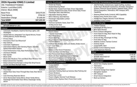 2026 Hyundai Ioniq 5 Limited