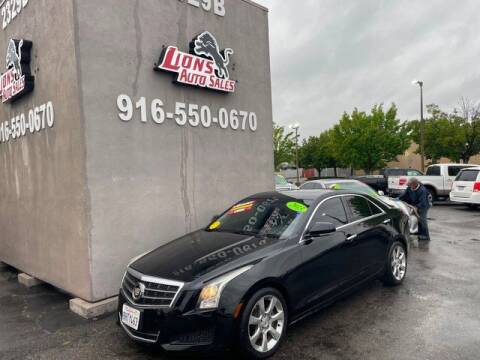 2013 Cadillac ATS for sale at LIONS AUTO SALES in Sacramento CA