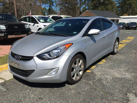 2012 Hyundai Elantra for sale at Bahia Auto Sales in Chesapeake VA