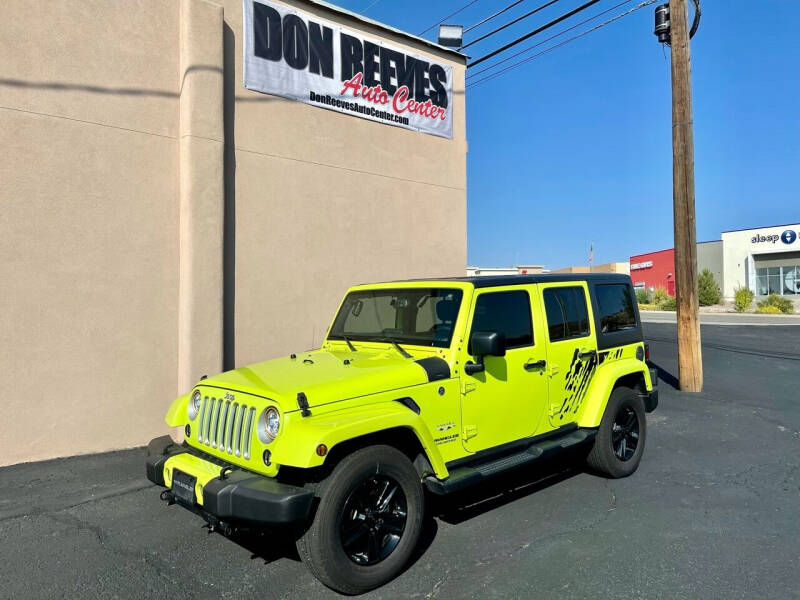 2017 Jeep Wrangler Unlimited for sale at Don Reeves Auto Center in Farmington NM