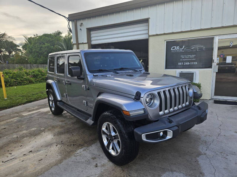 2018 Jeep Wrangler Unlimited for sale at O & J Auto Sales in Royal Palm Beach FL