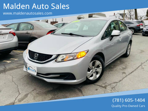 2013 Honda Civic for sale at Malden Auto Sales in Malden MA