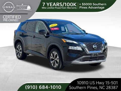 2021 Nissan Rogue for sale at PHIL SMITH AUTOMOTIVE GROUP - Pinehurst Nissan Kia in Southern Pines NC