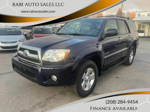 2006 Toyota 4Runner for sale at RABI AUTO SALES LLC in Garden City ID