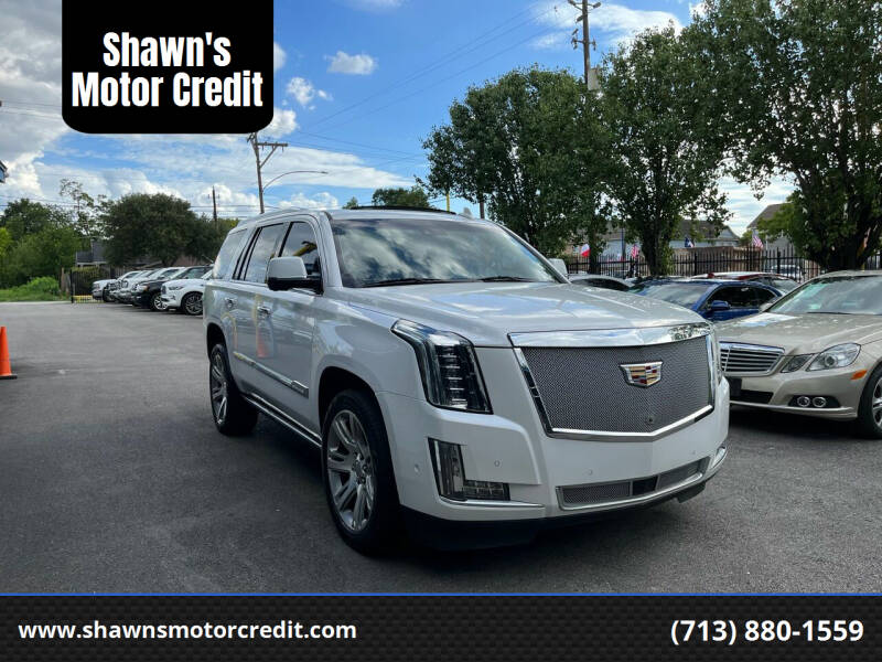 2018 Cadillac Escalade for sale at Shawn's Motor Credit in Houston TX