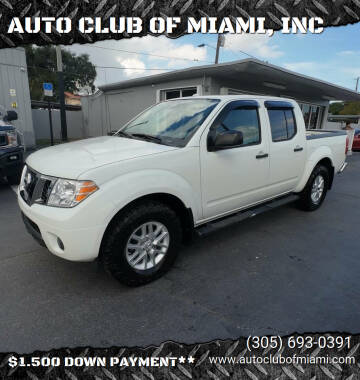 2017 Nissan Frontier for sale at AUTO CLUB OF MIAMI, INC in Miami FL