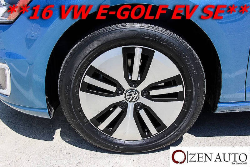 2016 Volkswagen e-Golf SE