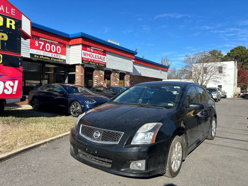 2012 Nissan Sentra for sale at HW Auto Wholesale in Norfolk VA