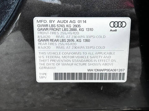 2014 Audi Q5 3.0 quattro TDI Premium Plus