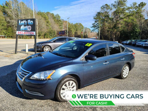 2013 Nissan Sentra for sale at Let's Go Auto in Florence SC