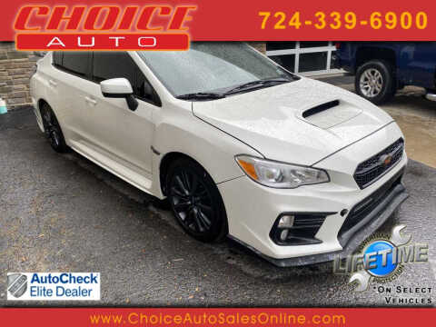 2019 Subaru WRX for sale at CHOICE AUTO SALES in Murrysville PA