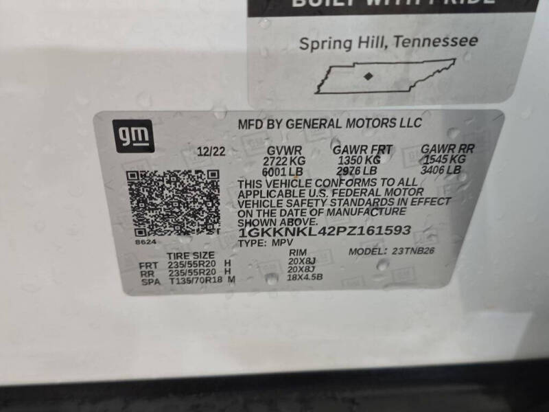 2023 GMC Acadia SLE