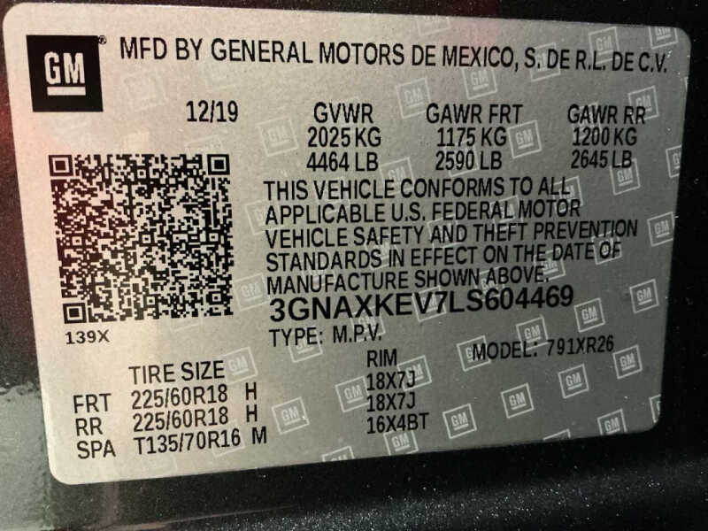 2020 Chevrolet Equinox LT