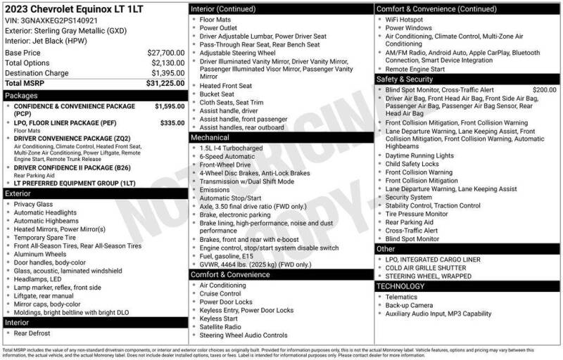 2023 Chevrolet Equinox LT