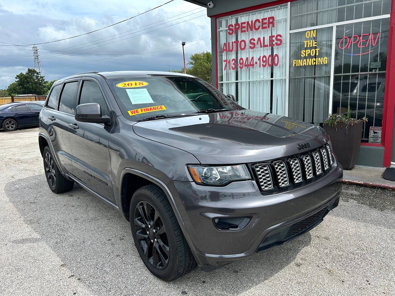 2018 Jeep Grand Cherokee for sale at SPENCER AUTO SALES in South Houston, TX