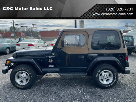 2000 Jeep Wrangler for sale at C&C Motor Sales LLC in Hudson NC