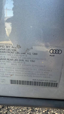 2015 Audi Q5 2.0T quattro Premium Plus