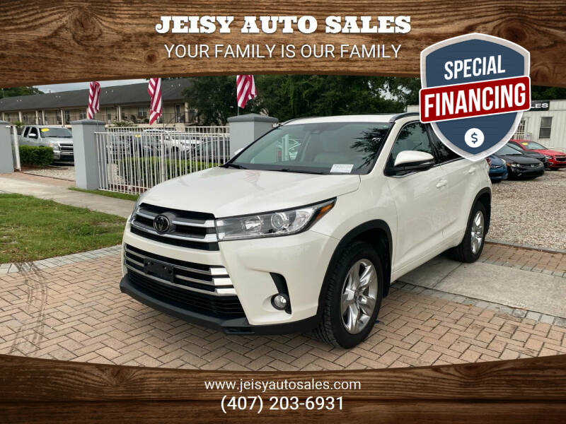 2017 Toyota Highlander for sale at JEISY AUTO SALES in Orlando FL