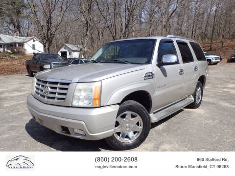 2005 Cadillac Escalade for sale at EAGLEVILLE MOTORS LLC in Storrs Mansfield CT