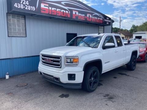 2015 GMC Sierra 1500 for sale at Sisson Pre-Owned in Uniontown PA