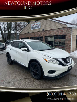 2017 Nissan Murano for sale at NEWFOUND MOTORS INC in Seabrook NH