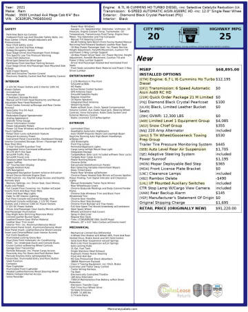 2021 RAM 3500 Limited