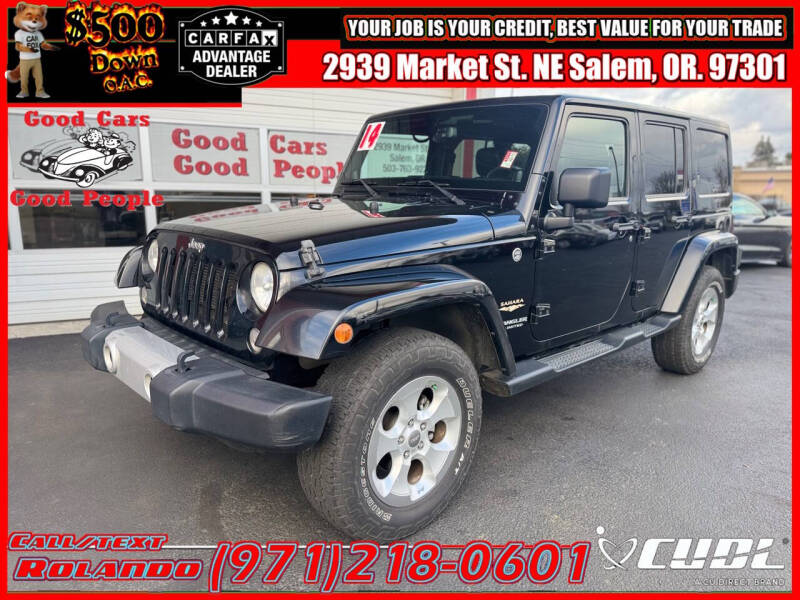 2014 Jeep Wrangler Unlimited for sale at Good Cars Good People in Salem OR