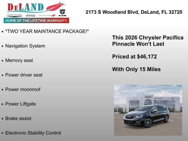 2026 Chrysler Pacifica Pinnacle
