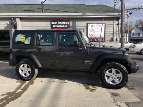 2016 Jeep Wrangler Unlimited for sale at Grey Horse Motors in Hamilton OH