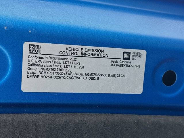 2022 Chevrolet Silverado 1500 Custom