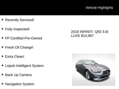 2018 Infiniti Q50 3.0T Luxe