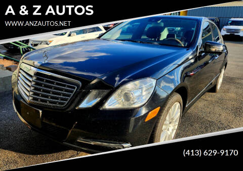 2013 Mercedes-Benz E-Class for sale at A & Z AUTOS in Westfield MA