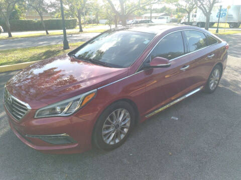 2015 Hyundai Sonata for sale at P S AUTO ENTERPRISES INC in Miramar FL