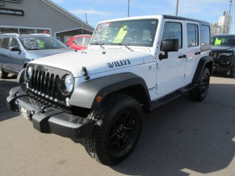 2017 Jeep Wrangler Unlimited for sale at Dam Auto Sales in Sioux City IA